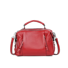 Load image into Gallery viewer, Single-shoulder Solid Color Leather Messenger Bag For Ladies
