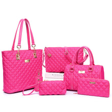 Load image into Gallery viewer, Six-Piece European and American Style Nylon Embroidery Bags
