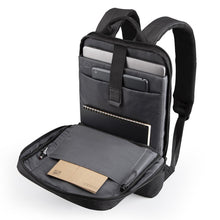 Load image into Gallery viewer, Men's Grey Oxford Cloth Business Multi-function Backpack
