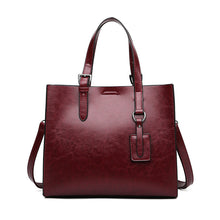 Load image into Gallery viewer, PU Leather Fashion Solid Color Women's Messenger Bag
