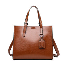 Load image into Gallery viewer, PU Leather Fashion Solid Color Women's Messenger Bag
