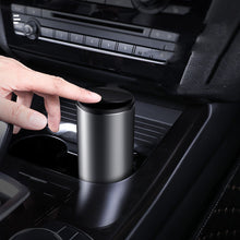 Load image into Gallery viewer, Alloy Car Trash Bin Rubbish Holder Wrapper Garbage Can
