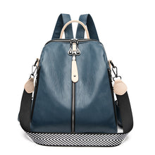 Load image into Gallery viewer, Multifunctional Female Fashion Leather Korean Style Backpack
