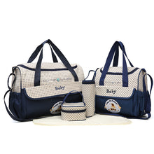 Load image into Gallery viewer, Multifunctional 5-Piece Maternity Messenger Mummy Bags
