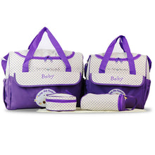 Load image into Gallery viewer, Multifunctional 5-Piece Maternity Messenger Mummy Bags
