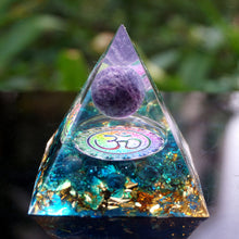Load image into Gallery viewer, Pyramid 60mm Amethyst Crystal Sphere Natural Cristal Stone
