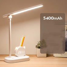 Load image into Gallery viewer, LED Eye Protection Desk Lamp Pen Holder With Clock
