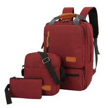 Load image into Gallery viewer, Three-Piece Large-Capacity Business Leisure Travel Backpack
