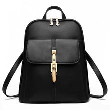 Load image into Gallery viewer, Fashion Casual Korean Style Ladies Leather Backpack
