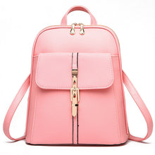 Load image into Gallery viewer, Fashion Casual Korean Style Ladies Leather Backpack
