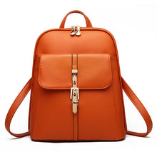 Load image into Gallery viewer, Fashion Casual Korean Style Ladies Leather Backpack
