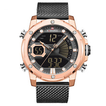 Load image into Gallery viewer, Fashion Double Display Men's Multi-function Sports Watch
