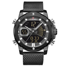 Load image into Gallery viewer, Fashion Double Display Men's Multi-function Sports Watch
