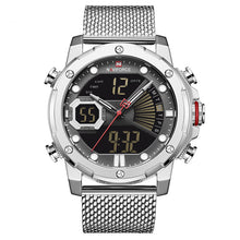 Load image into Gallery viewer, Fashion Double Display Men's Multi-function Sports Watch
