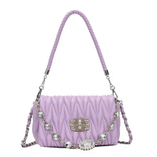 Load image into Gallery viewer, One Shoulder Fashion Embroidery Small Square Messenger Bag
