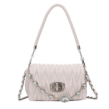 Load image into Gallery viewer, One Shoulder Fashion Embroidery Small Square Messenger Bag
