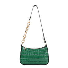 Load image into Gallery viewer, Alligator Pattern Lady's Chain Shoulder Bag
