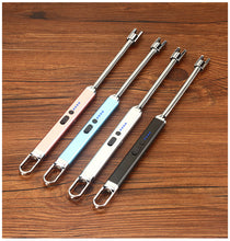 Load image into Gallery viewer, Aluminum-Zinc Alloy USB Windproof Arc Lighter
