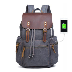 Men's And Women's High Quality Canvas Backpack