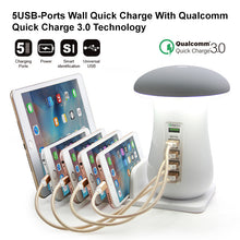 Load image into Gallery viewer, Mushroom Lamp LED Lamp Holder USB Charger
