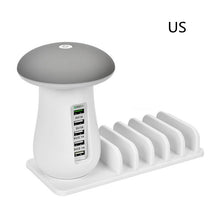 Load image into Gallery viewer, Mushroom Lamp LED Lamp Holder USB Charger
