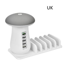 Load image into Gallery viewer, Mushroom Lamp LED Lamp Holder USB Charger
