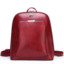 Load image into Gallery viewer, Soft Leather Women's Korean Style Fashion Wild Backpack
