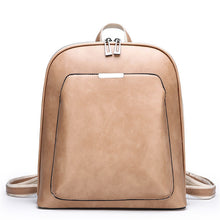 Load image into Gallery viewer, Soft Leather Women's Korean Style Fashion Wild Backpack

