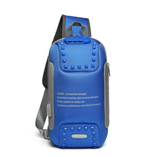 Load image into Gallery viewer, Men's Fashion Casual Chest Bag With USB Charging Port
