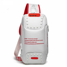Load image into Gallery viewer, Men's Fashion Casual Chest Bag With USB Charging Port
