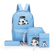 Load image into Gallery viewer, Large-capacity College Style Printed Four-piece Backpack
