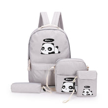 Load image into Gallery viewer, Large-capacity College Style Printed Four-piece Backpack
