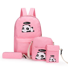 Load image into Gallery viewer, Large-capacity College Style Printed Four-piece Backpack
