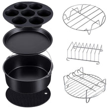 Load image into Gallery viewer, Air Fryer Accessories 7-piece Silicone Grill
