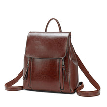Load image into Gallery viewer, European American Style Leather Backpack For Young Ladies

