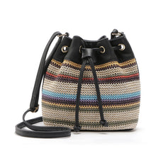 Load image into Gallery viewer, Female Fashion Simple Bohemian Wave Striped Messenger Bag
