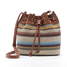 Load image into Gallery viewer, Female Fashion Simple Bohemian Wave Striped Messenger Bag
