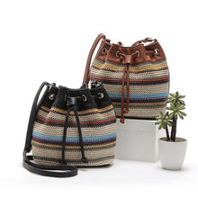 Load image into Gallery viewer, Female Fashion Simple Bohemian Wave Striped Messenger Bag
