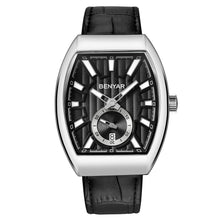 Load image into Gallery viewer, Men's Ordinary Leather Strap Quartz Watch For Casual Life
