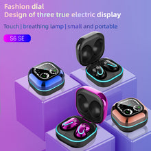 Load image into Gallery viewer, Breathing Light Time Digital Display Bluetooth Headset
