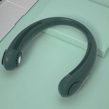 Load image into Gallery viewer, Leafless Hanging Neck Fan Usb Charging Lazy Silent Fan
