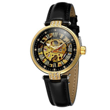 Load image into Gallery viewer, Ladies Fashion Casual Hollow Waterproof Automatic Mechanical Watch
