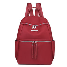 Load image into Gallery viewer, Women's Solid Color Korean Version Oxford Backpack
