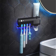 Load image into Gallery viewer, Bathroom Toothbrush Holder With Toothpaste Dispenser
