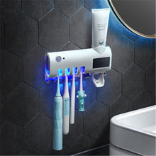 Load image into Gallery viewer, Bathroom Toothbrush Holder With Toothpaste Dispenser
