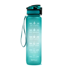 Load image into Gallery viewer, 1L Tritan Water Bottle With Time Marker Bounce Cover
