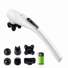 Load image into Gallery viewer, Electric Handheld Massager 6 Head Body Vibrating Massager

