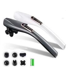 Load image into Gallery viewer, Electric Handheld Massager 6 Head Body Vibrating Massager
