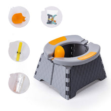 Load image into Gallery viewer, Kids Toddler Outdoor Portable Folding Toilet Urinal Pot
