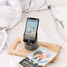 Load image into Gallery viewer, Wooden Speaker Smart Induction Speaker Phone Holder
